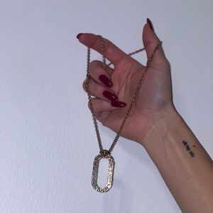 Versace Greca Oval Necklace